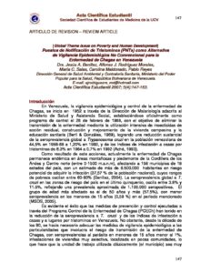 12. PUESTOS DE NOTIFICACION DE TRIATOMINOS PNTs COMO ALTERNATIVA PARA LA VIGILANCIA EPIDEMIOLOGICA DE LA ENFERMEDAD DE CHAGAS EN VENEZ 2007 pdf